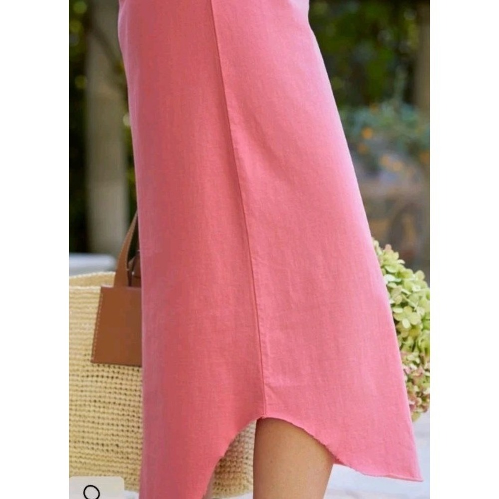 Frank & Eileen Harper Passion Fruit Boho Cottagecore Quiet Luxury Dress M - Picture 3 of 9
